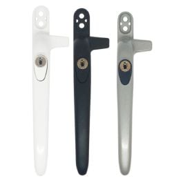 Pack 5 Llaves Para Ventana Securistyle Virage – Manijas De Doble Acristalamiento, Acero Plateado (YALE)